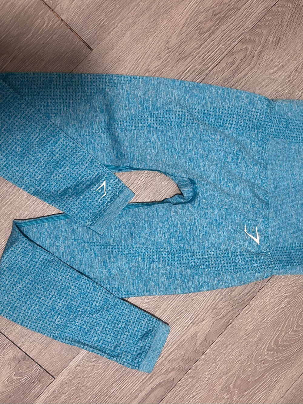 Gymshark Teal Blue Seamless Leggings